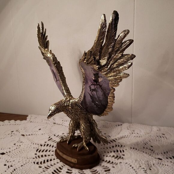 Bradford Exchange "Majestic Sentinels" from On Eagle's Wings Collection Statue - Picture 2 of 8